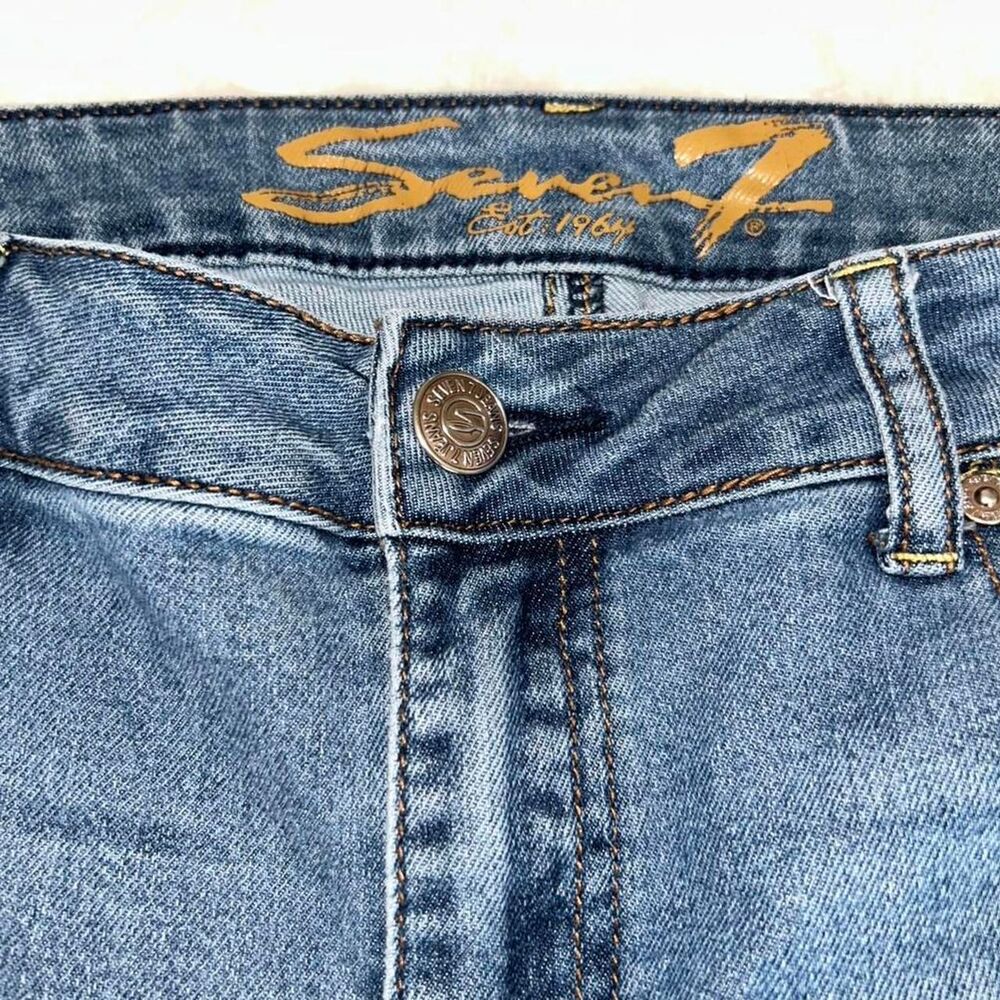 Seven7 Women's Blue Jeans Sz 14